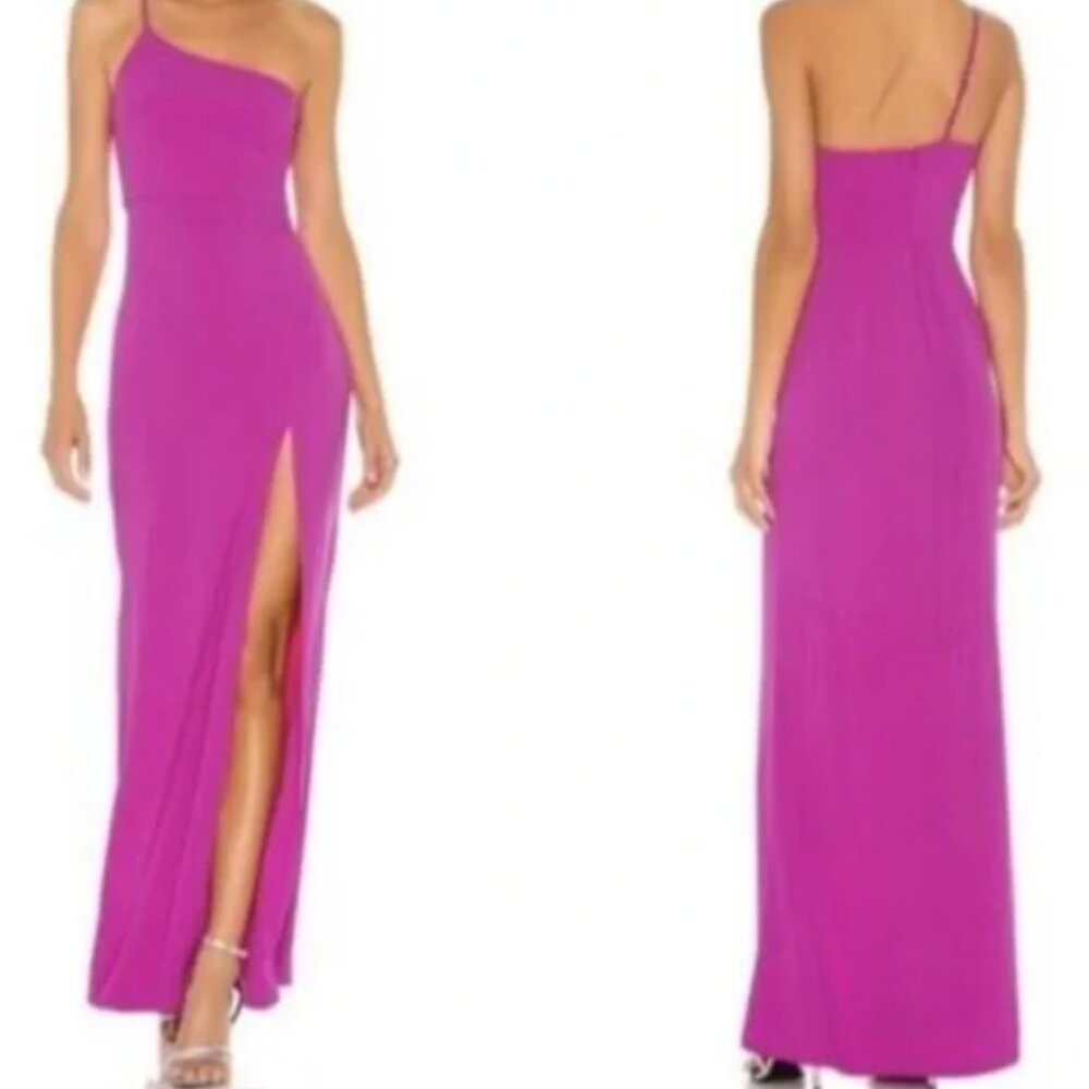 Lovers + Friends Eve One Shoulder Gown